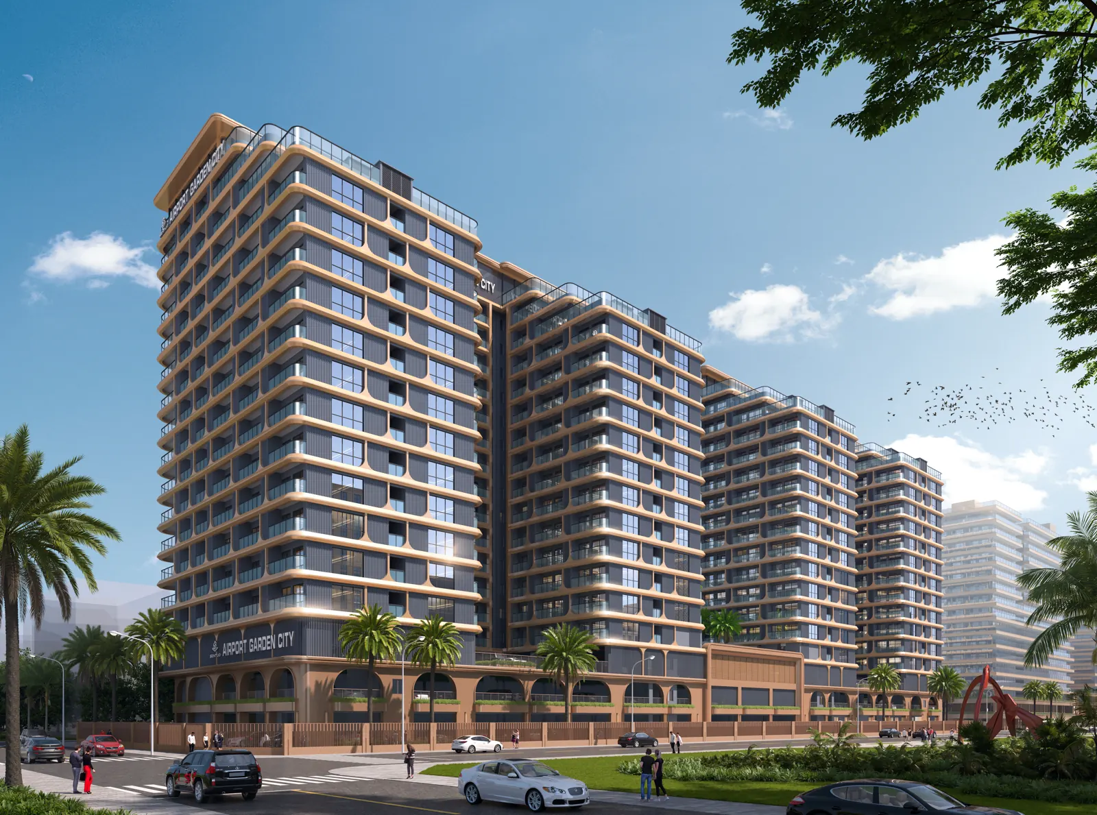 Airport Garden City towers